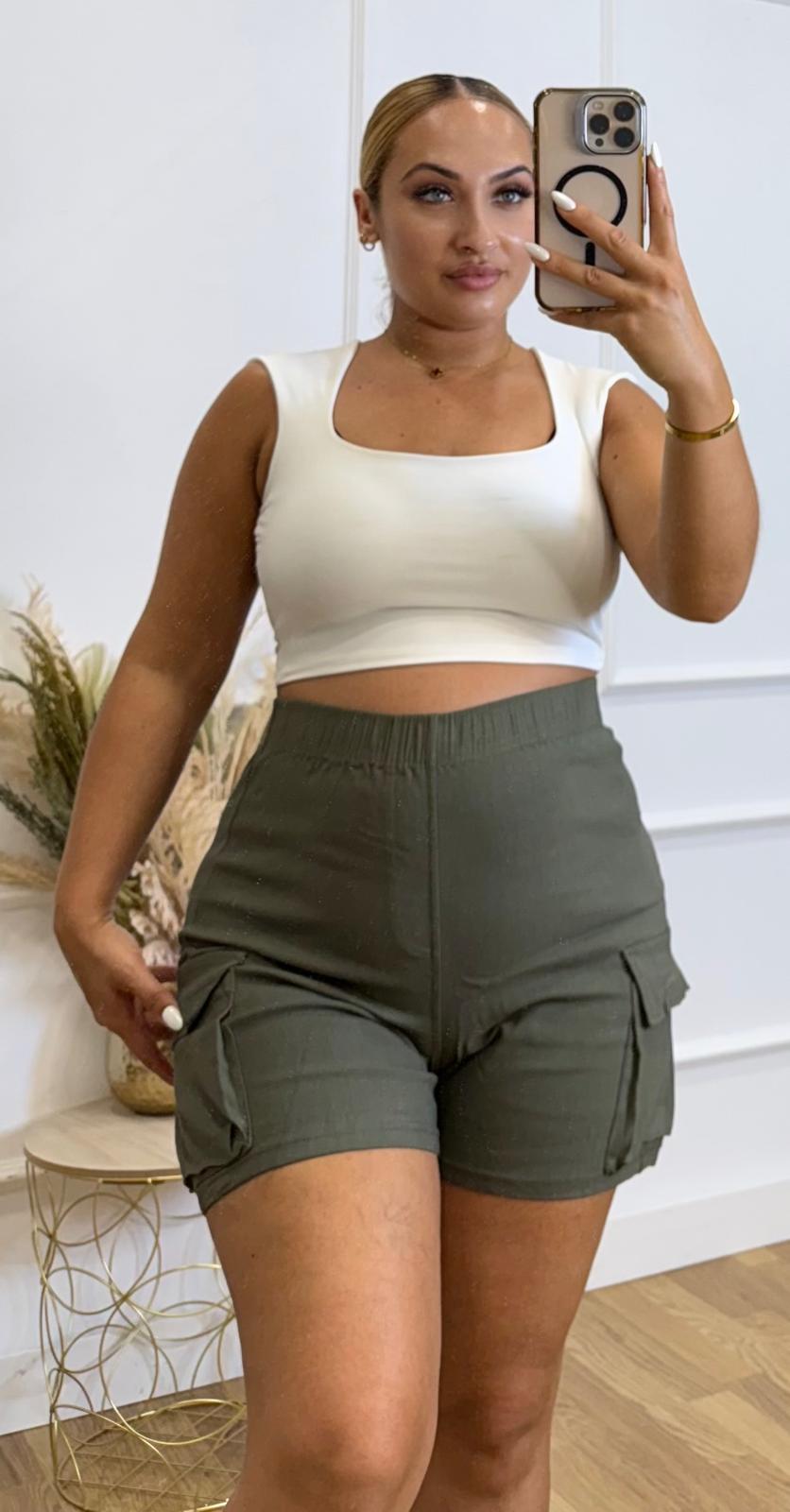 Pantalón algodón corto