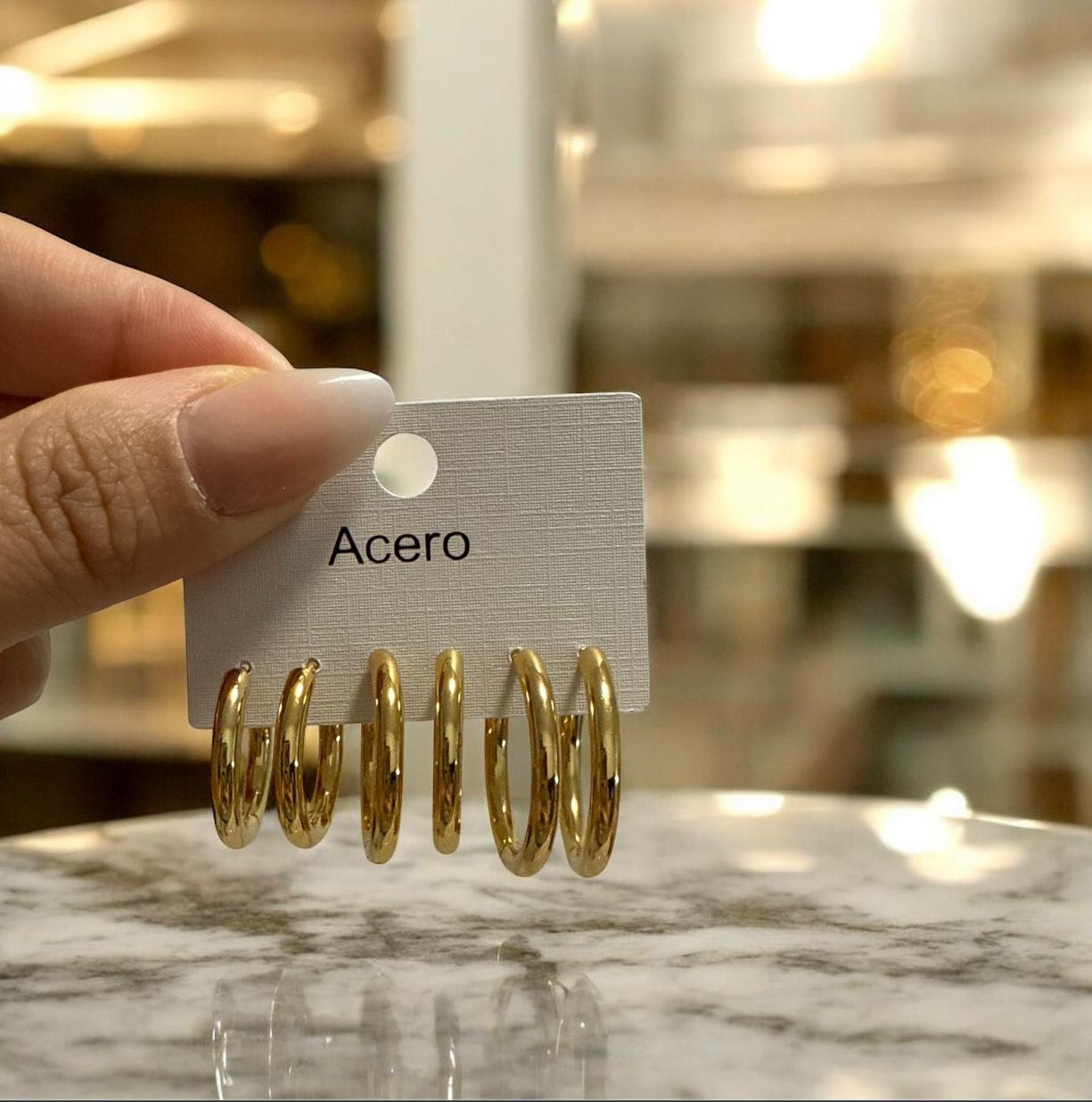Conjunto de tres aros