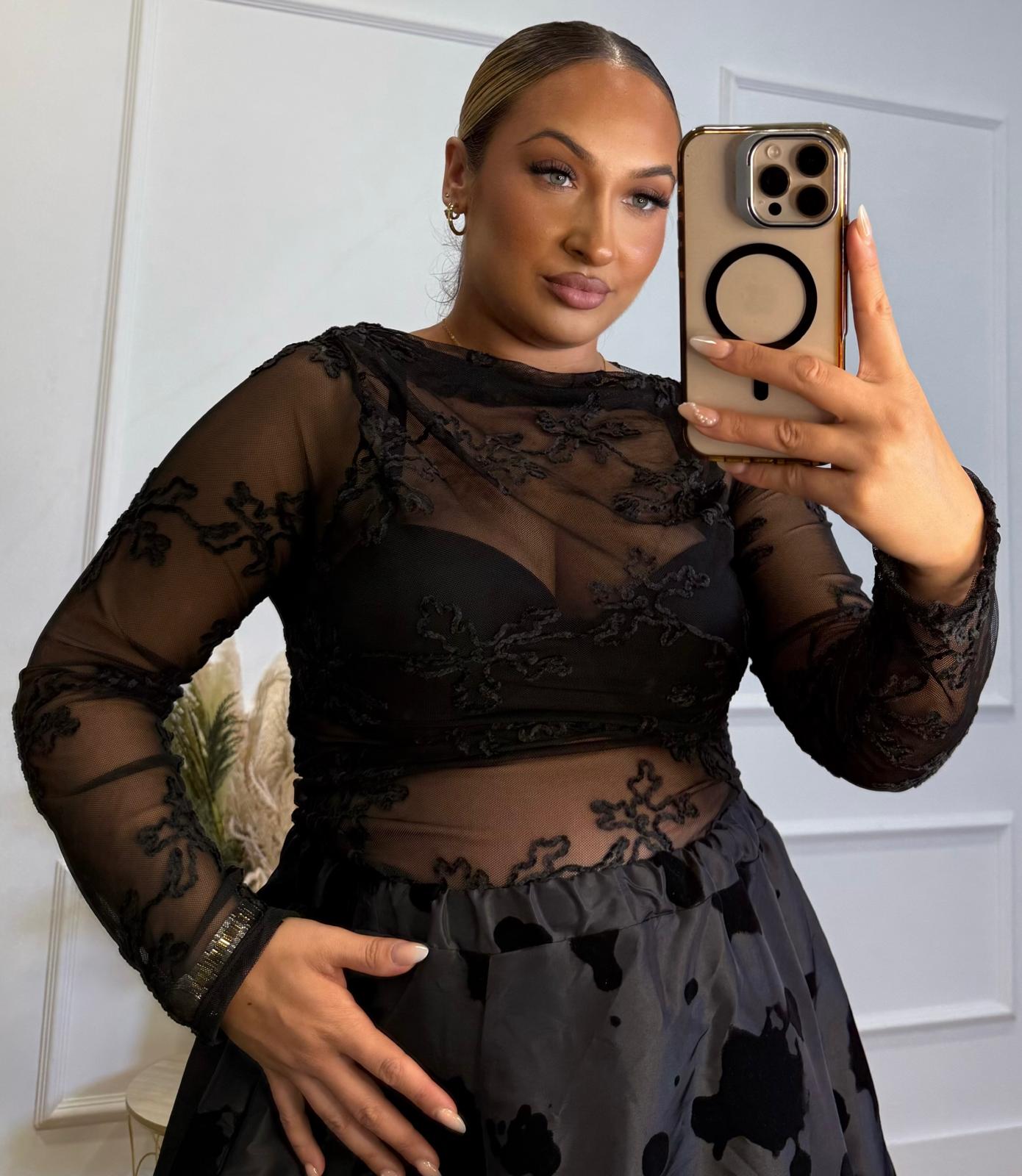 Blusa De Encaje
