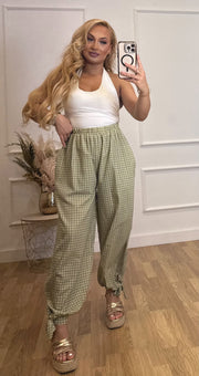 PANTALON VICHY LAZO