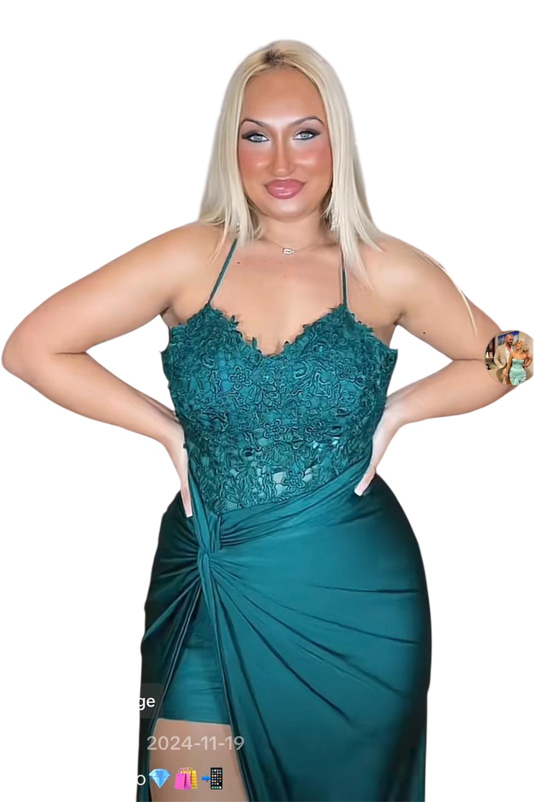Vestido de Fiesta Verde