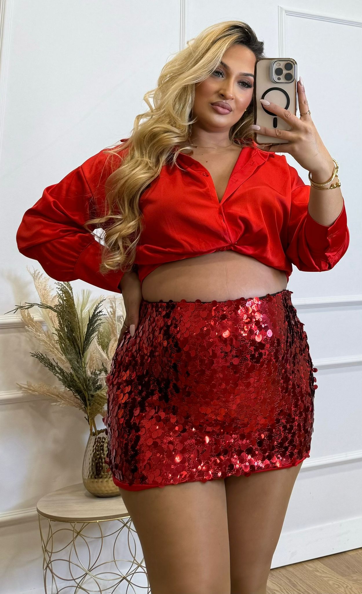 Falda De Lentejuelas