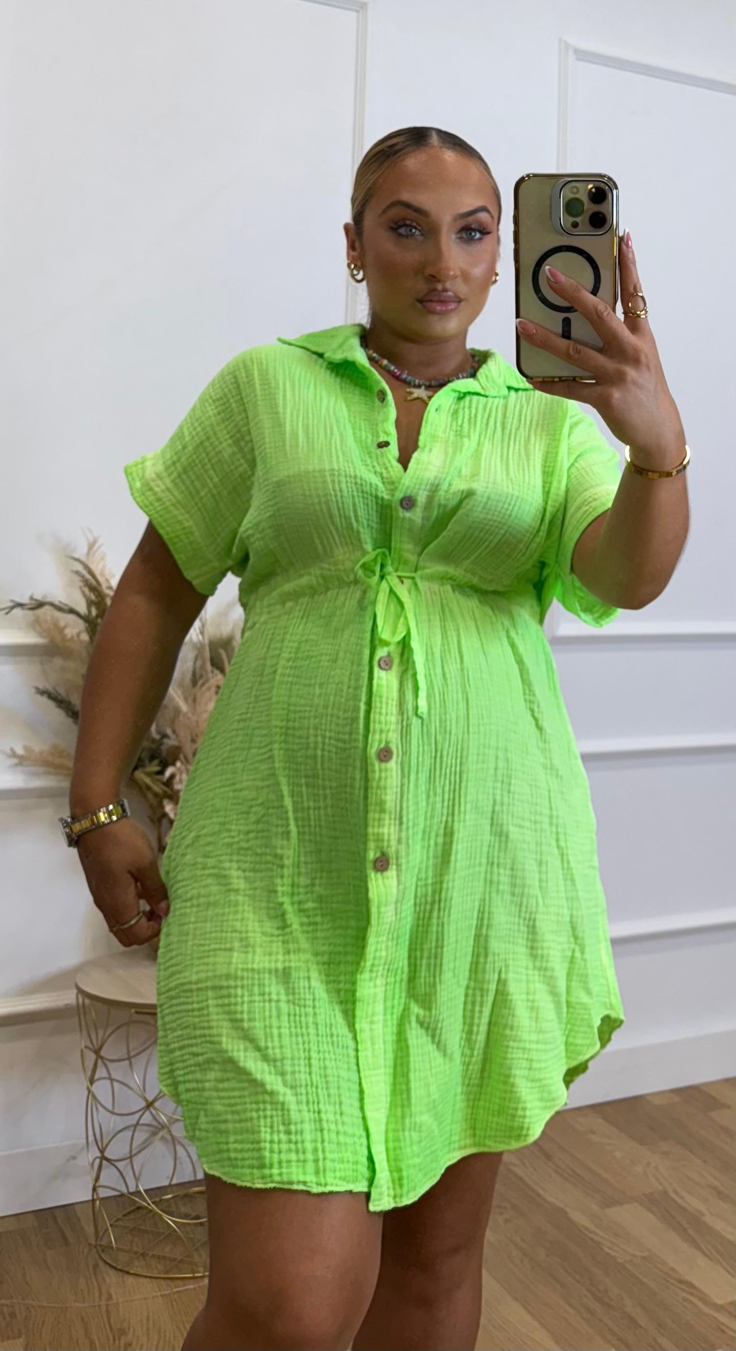 Vestido Flúor